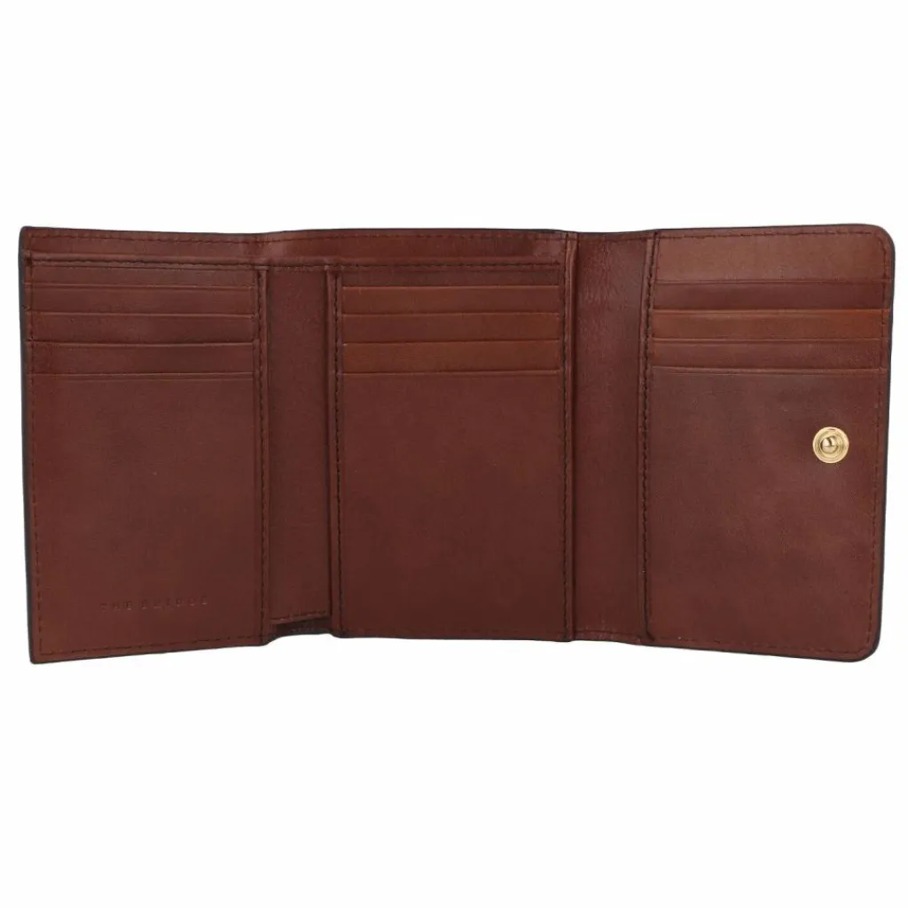 Sale The Bridge Cacilia Geldbörse RFID Schutz Leder 12 cm marrone