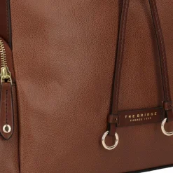 The Bridge Umhängetaschen<Carlotta Umhängetasche Leder 34 cm marrone