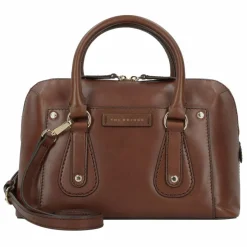 Clearance The Bridge Cecilia Handtasche Leder 29 cm marrone