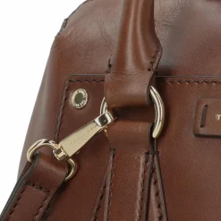 Clearance The Bridge Cecilia Handtasche Leder 29 cm marrone