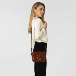 Clearance The Bridge Corsini Umhängetasche Leder 19 cm brown