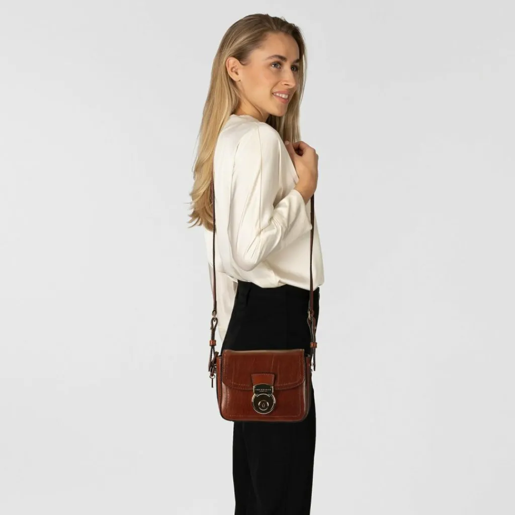 Clearance The Bridge Corsini Umhängetasche Leder 19 cm brown