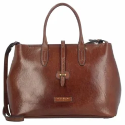 Discount The Bridge Dalston Handtasche Leder 36 cm marrone