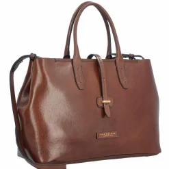 Discount The Bridge Dalston Handtasche Leder 36 cm marrone