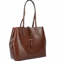 Online The Bridge Dalston Schultertasche Leder 32 cm marrone