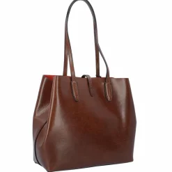Online The Bridge Dalston Schultertasche Leder 32 cm marrone