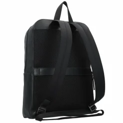 New The Bridge Damiano Business-Rucksack Leder 39 cm Laptopfach nero