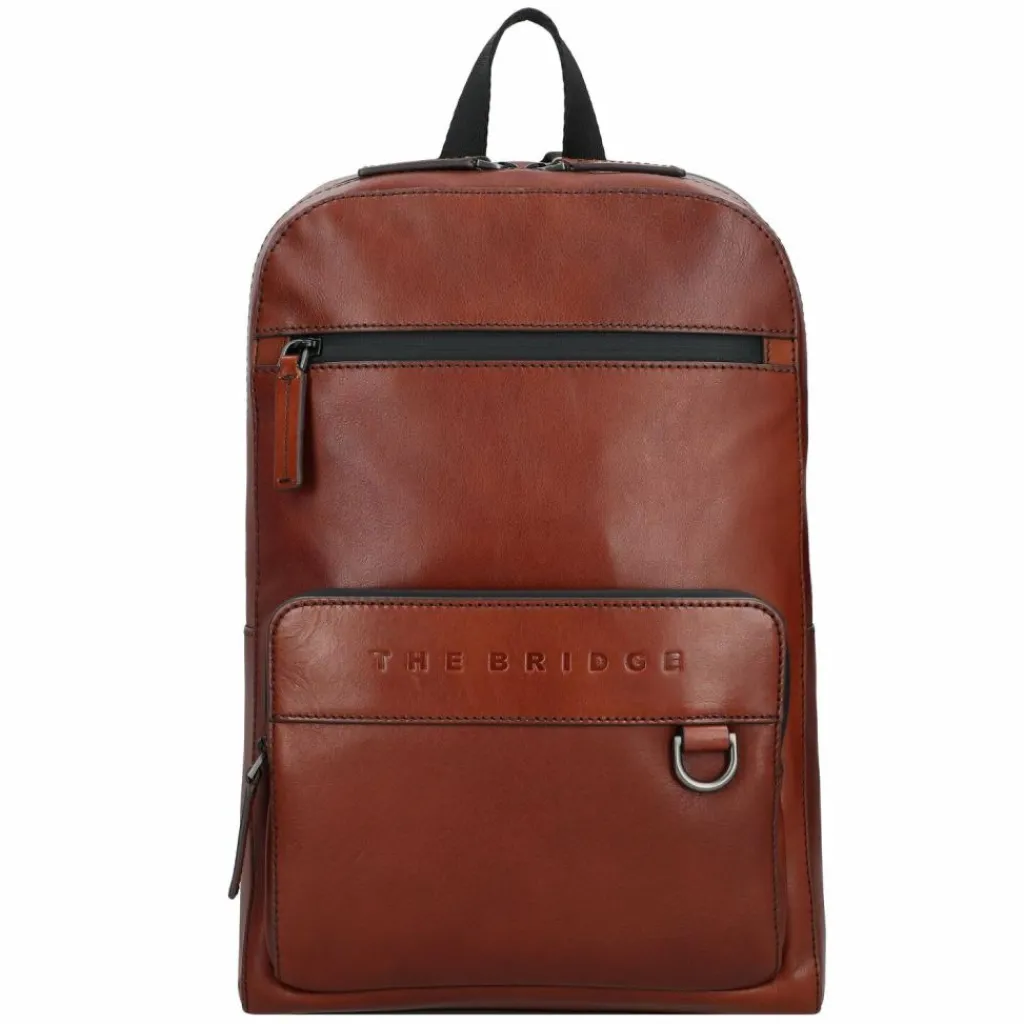 The Bridge Lederrucksäcke|Daypacks<Damiano Daypack Leder 39 cm marrone