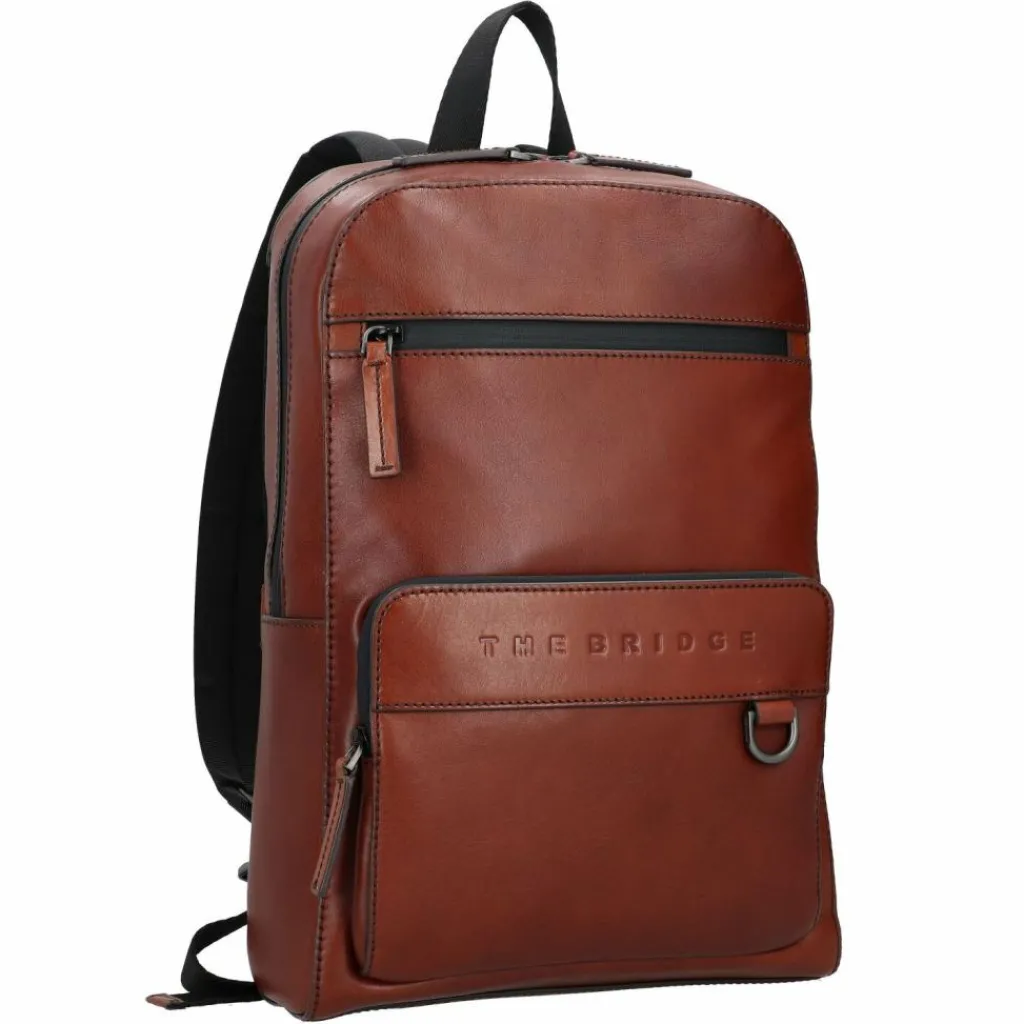 The Bridge Lederrucksäcke|Daypacks<Damiano Daypack Leder 39 cm marrone
