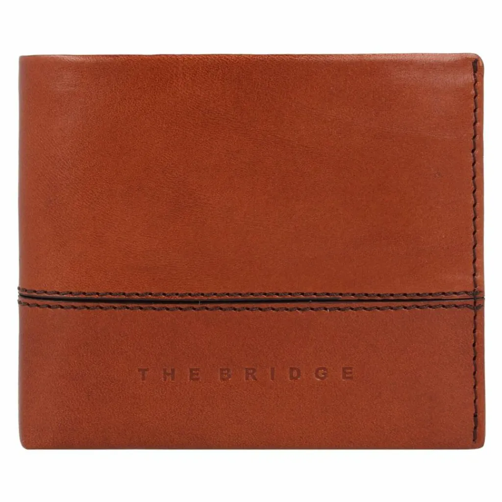 The Bridge Herrengeldbörsen Querformat<Damiano Geldbörse Leder 11 cm marrone