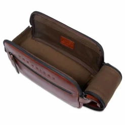 New The Bridge Damiano Kulturbeutel Leder 22.5 cm marrone