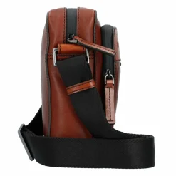 The Bridge Umhängetaschen<Damiano Umhängetasche Leder 18.5 cm marrone