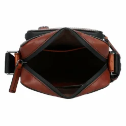 The Bridge Umhängetaschen<Damiano Umhängetasche Leder 18.5 cm marrone
