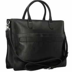 New The Bridge Dante Aktentasche Leder 40 cm Laptopfach nero
