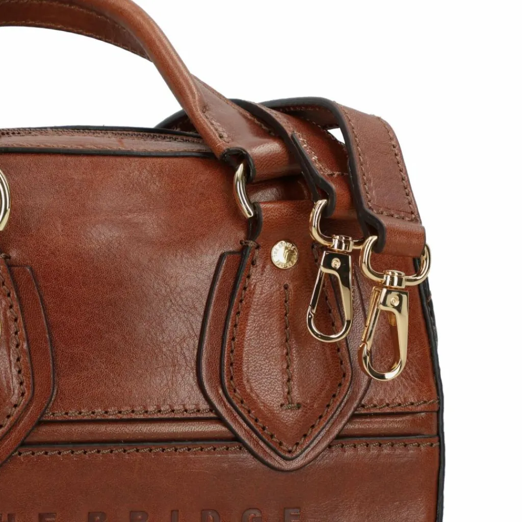 New The Bridge Daphne Handtasche Leder 20 cm marrone