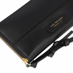 The Bridge Damengeldbörsen Querformat<Domitilla Geldbörse Leder 19 cm nero