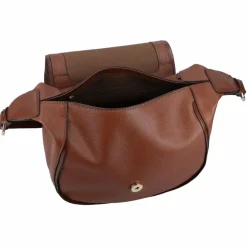 New The Bridge Domitilla Umhängetasche Leder 26 cm marrone-gold