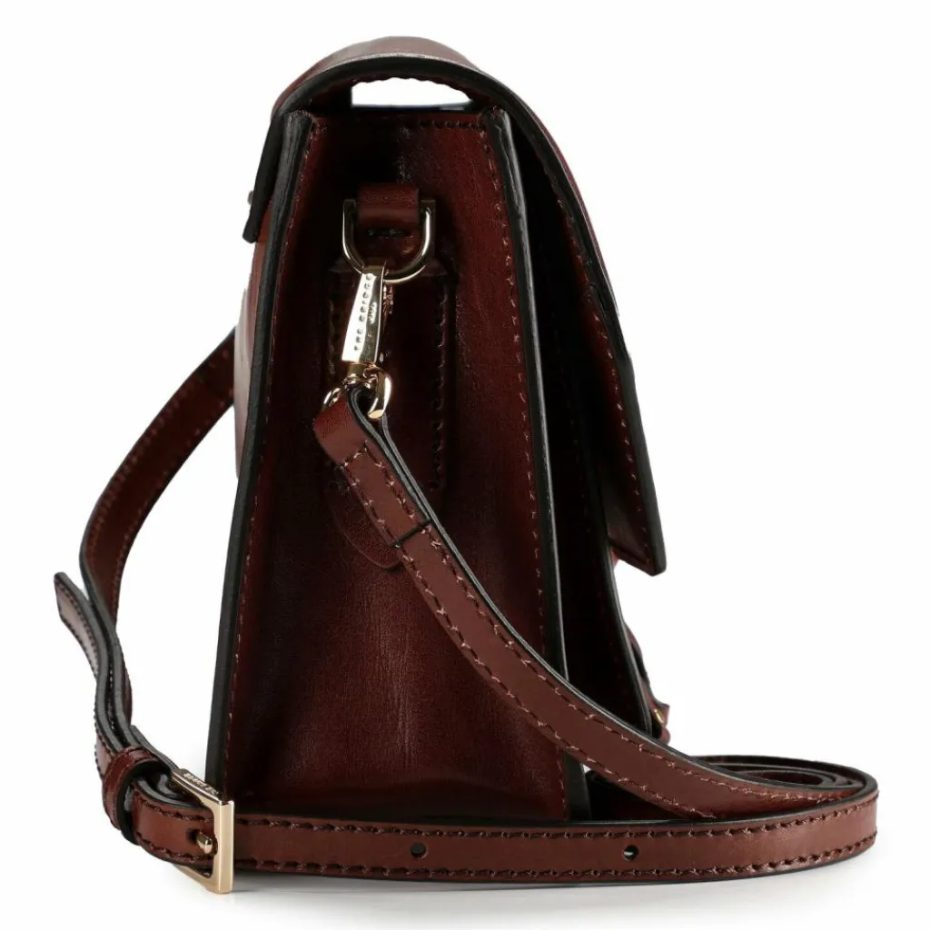 The Bridge Umhängetaschen<Elba Umhängetasche Leder 28 cm brown