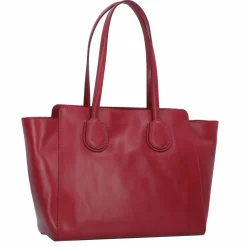 Hot The Bridge Elettra Shopper Tasche Leder 44 cm berry
