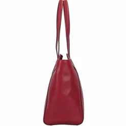 Hot The Bridge Elettra Shopper Tasche Leder 44 cm berry