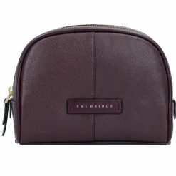 Best The Bridge Elisabetta Kosmetiktasche Leder 18 cm grape