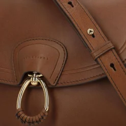 Hot The Bridge Erica Umhängetasche Leder 30 cm marrone