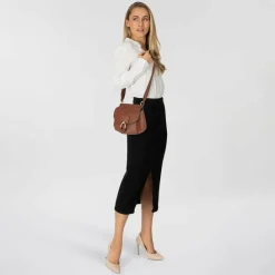 The Bridge Erica Umhängetasche Leder 23.5 cm