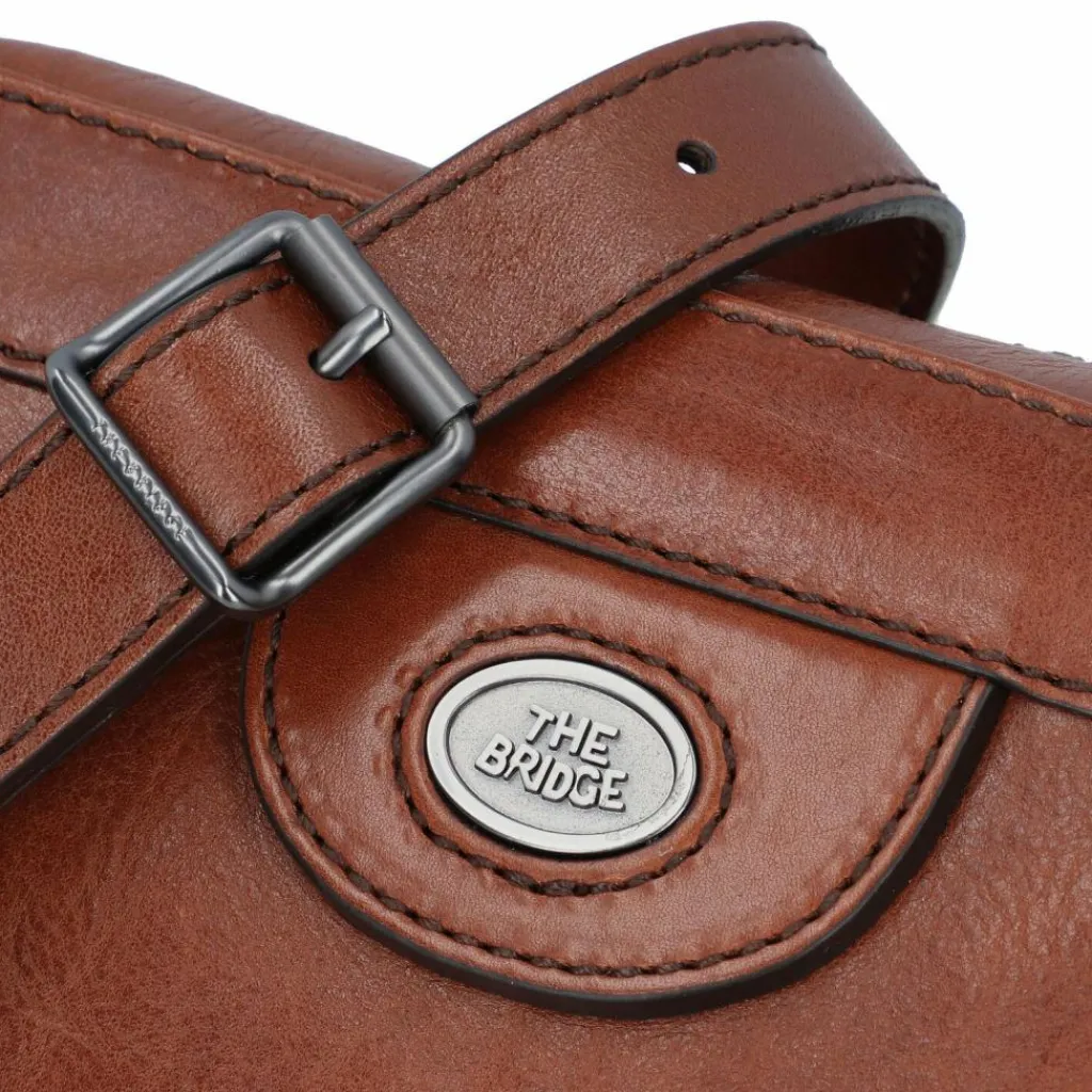 The Bridge Umhängetaschen<Fabio Umhängetasche Leder 23 cm marrone