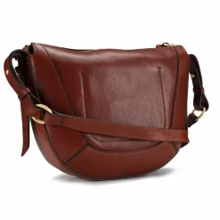 Clearance The Bridge Fedora Umhängetasche Leder 29 cm marrone