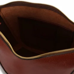 Clearance The Bridge Fedora Umhängetasche Leder 29 cm marrone