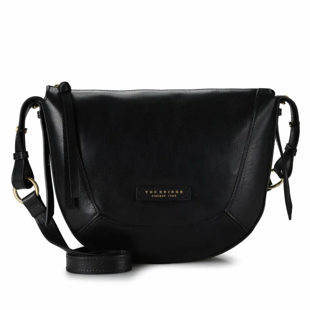 The Bridge Umhängetaschen<Fedora Umhängetasche Leder 29 cm nero