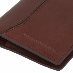 New The Bridge Fillipo Geldbörse RFID Schutz Leder 9 cm marrone