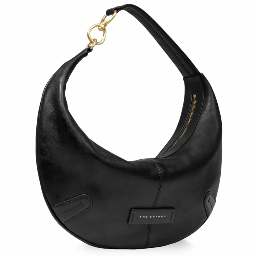 The Bridge Henkeltaschen|Schultertaschen<Flavia Schultertasche Leder 39 cm nero
