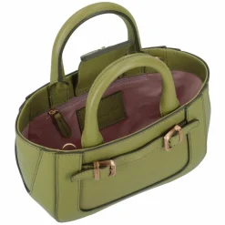 Clearance The Bridge Gaia Handtasche Leder 23 cm pistacchio