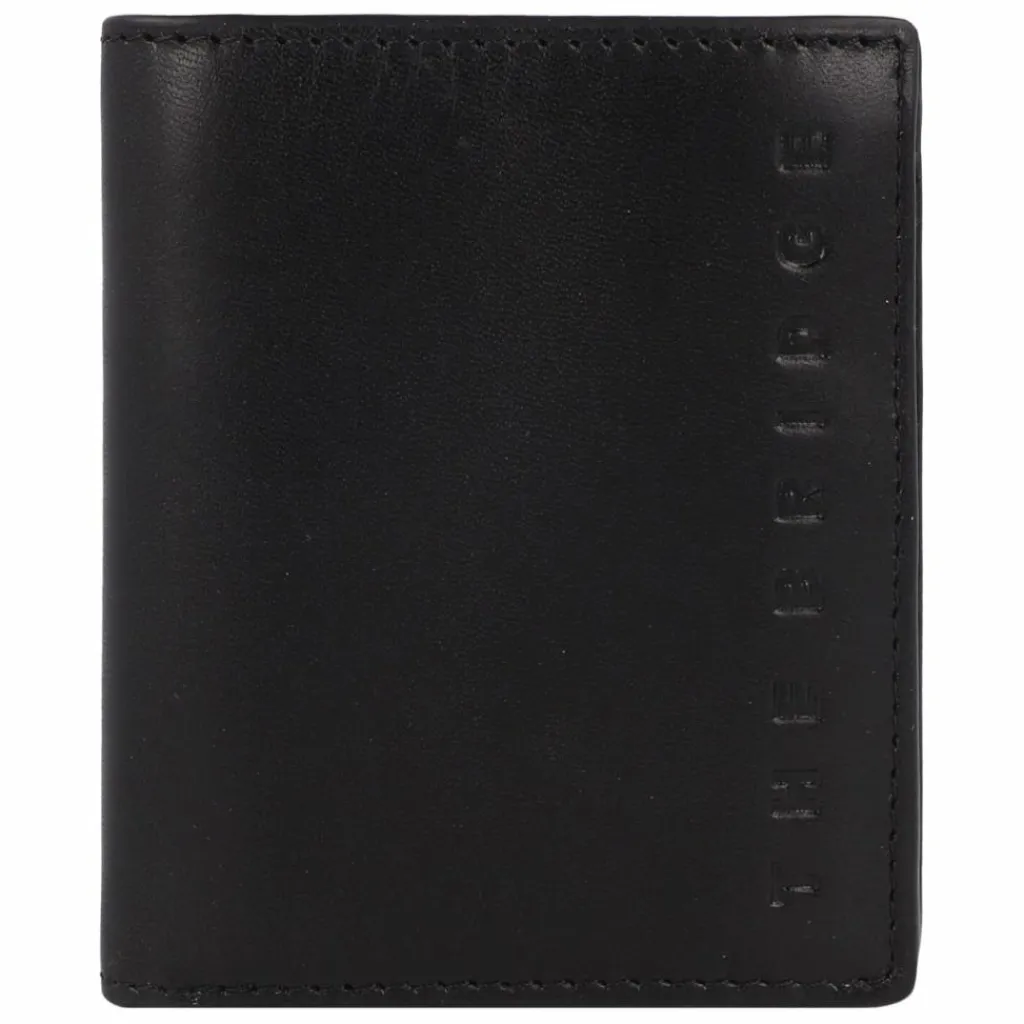 Clearance The Bridge Giacomo Geldbörse RFID Schutz Leder 9 cm nero