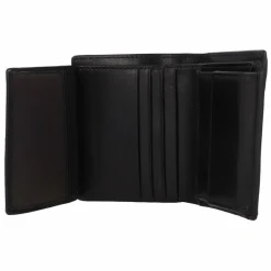 Clearance The Bridge Giacomo Geldbörse RFID Schutz Leder 9 cm nero