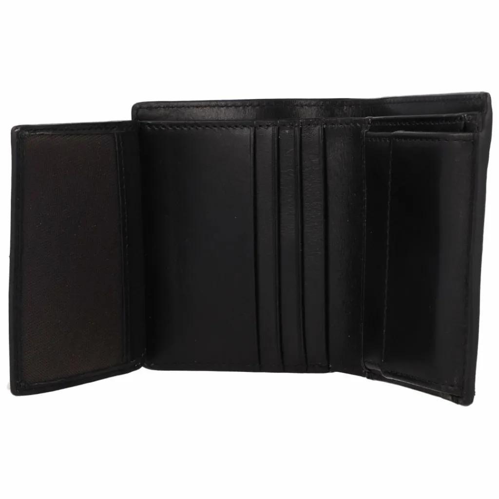 Clearance The Bridge Giacomo Geldbörse RFID Schutz Leder 9 cm nero