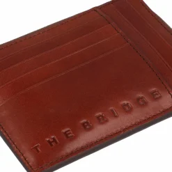 Discount The Bridge Giacomo Geldbörse RFID Schutz Leder 13 cm marrone