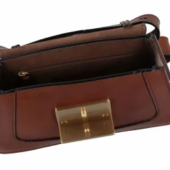 The Bridge Umhängetaschen<Ginevra Umhängetasche Leder 24 cm marrone