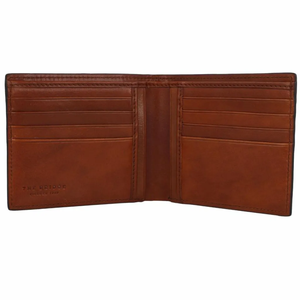 The Bridge Herrengeldbörsen Querformat<Giulio Geldbörse Leder 11.5 cm marrone