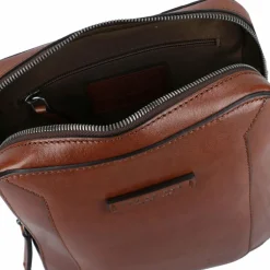 The Bridge Umhängetaschen<Giulio Umhängetasche Leder 21 cm marrone