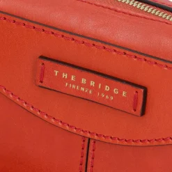 The Bridge Umhängetaschen<Gloria Umhängetasche Leder 20 cm arancio
