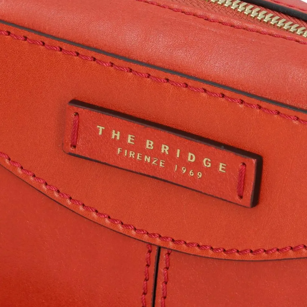 The Bridge Umhängetaschen<Gloria Umhängetasche Leder 20 cm arancio