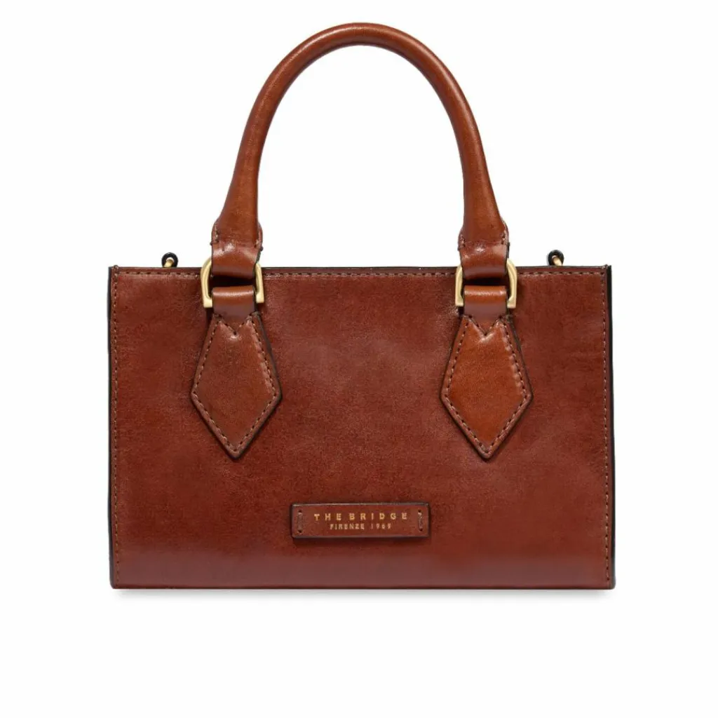 The Bridge Shopper|Henkeltaschen<Ida Shopper Tasche Leder 36 cm marrone