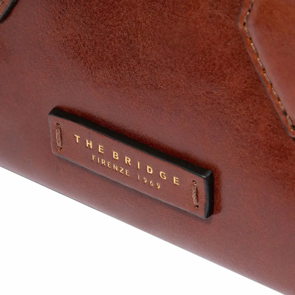 The Bridge Shopper|Henkeltaschen<Ida Shopper Tasche Leder 36 cm marrone