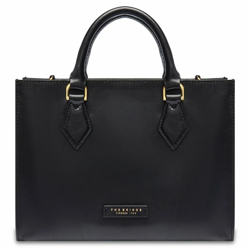 The Bridge Shopper|Henkeltaschen<Ida Shopper Tasche Leder 29 cm nero