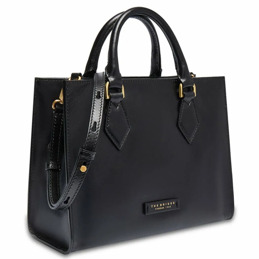 The Bridge Shopper|Henkeltaschen<Ida Shopper Tasche Leder 29 cm nero