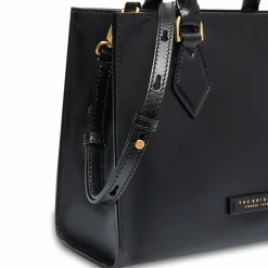 The Bridge Shopper|Henkeltaschen<Ida Shopper Tasche Leder 29 cm nero