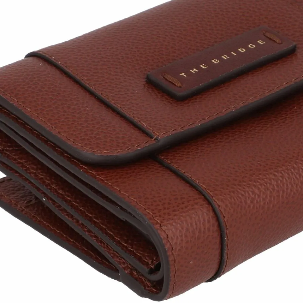 Hot The Bridge Ines Geldbörse Leder 15 cm marrone