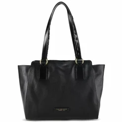 Clearance The Bridge Ines Schultertasche Leder 31 cm nero